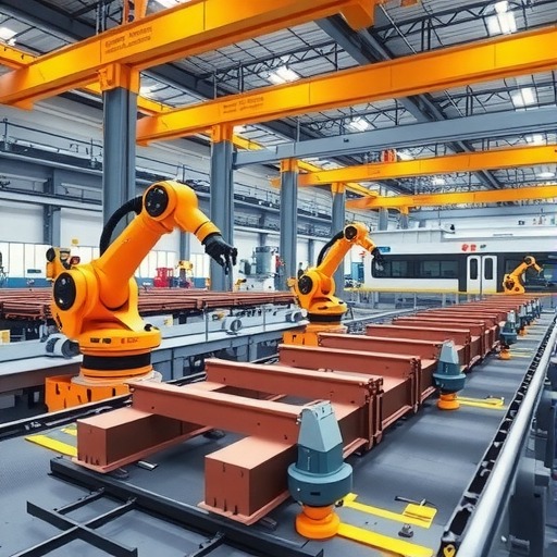 高铁预制箱梁钢筋骨架智能建造新突破，自动化率达70%以上(图1)