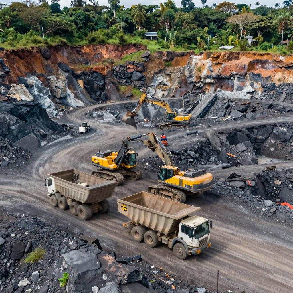 利比里亚博米铁矿采剥工程启动，推动区域经济发展(图1)