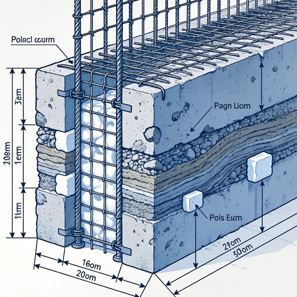 现浇夹芯保温体系自保温墙体技术标准解析(图2) 现浇夹芯保温体系自保温墙体技术标准解析(图2)