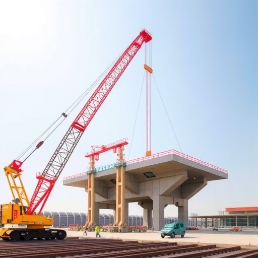核电主行车吊装完成 工程建设迈入新阶段(图1)