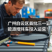 广州白云区首批三一氢能源搅拌车投入运营！（图4）