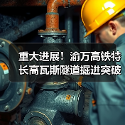 重大进展！渝万高铁特长高瓦斯隧道掘进突破3000米（图3）