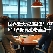 世界最长螺旋隧道！G7611西昭高速老营盘一号隧道贯通（图1）