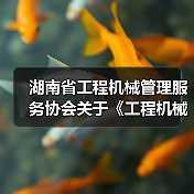 湖南省工程机械管理服务协会关于《工程机械管理服务行业规范》团体标准发布公告（图3）