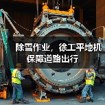 除雪作业，徐工平地机保障道路出行（图2）