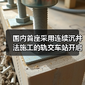 国内首座采用连续沉井法施工的轨交车站开启下沉（图3）