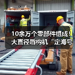 10余万个零部件组成！大直径盾构机“定海号”顺利下线（图4）