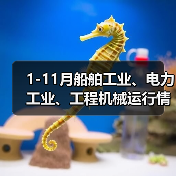 1-11月船舶工业、电力工业、工程机械运行情况（图3）