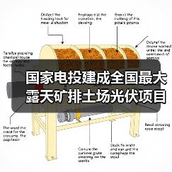 国家电投建成全国最大露天矿排土场光伏项目（图2）