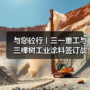 与您砼行丨三一重工与三棵树工业涂料签订战略合作协议（图1）