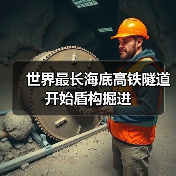 世界最长海底高铁隧道盾构掘进开启 硬岩穿越挑战如何攻克？ - 