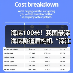 海底100米!我国最深海底隧道盾构机“深江1号”创掘进纪录(图3) 海底100米!我国最深海底隧道盾构机“深江1号”创掘进纪录(图3)