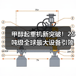 甲醇起重机新突破！25吨级全球最大设备引领绿色转型（图2）
