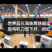 世界最长海底高铁隧道盾构机刀盘下井，创纪录！（图3）