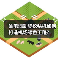油电混动旋挖钻机如何打造机场绿色工程?(图1) 油电混动旋挖钻机如何打造机场绿色工程?(图1)