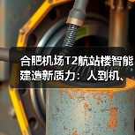 合肥机场T2航站楼智能建造新质力:人到机、建造到智造的跨越(图1) 合肥机场T2航站楼智能建造新质力:人到机、建造到智造的跨越(图1)