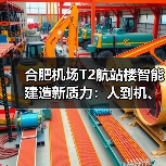 合肥机场T2航站楼智能建造新质力:人到机、建造到智造的跨越(图3) 合肥机场T2航站楼智能建造新质力:人到机、建造到智造的跨越(图3)