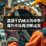 混凝土机械出海中东!海外市场再添新成果(图3) 混凝土机械出海中东!海外市场再添新成果(图3)