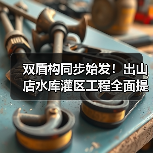 双盾构同步始发!出山店水库灌区工程全面提速(图1) 双盾构同步始发!出山店水库灌区工程全面提速(图1)