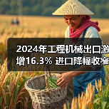 2024年工程机械出口激增16.3% 进口降幅收窄(图2) 2024年工程机械出口激增16.3% 进口降幅收窄(图2)
