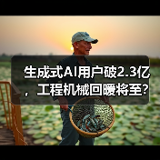 生成式AI用户破2.3亿,工程机械回暖将至?(图3) 生成式AI用户破2.3亿,工程机械回暖将至?(图3)