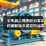 全电脑三臂凿岩台车如何破解抽水蓄能电站高效施工难题?(图4) 全电脑三臂凿岩台车如何破解抽水蓄能电站高效施工难题?(图4)