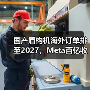 国产盾构机海外订单排至2027,Meta百亿收购AI企业背后的产业变局(图2) 国产盾构机海外订单排至2027,Meta百亿收购AI企业背后的产业变局(图2)
