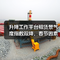 升降工作平台租赁景气度指数双降,春节因素影响显著(图3) 升降工作平台租赁景气度指数双降,春节因素影响显著(图3)