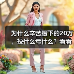为什么辛苦攒下的20万,投什么亏什么?看看老周的理财账户就知道了(图2) 为什么辛苦攒下的20万,投什么亏什么?看看老周的理财账户就知道了(图2)