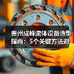 贵州成峰流体设备选型指南：5个关键方法避