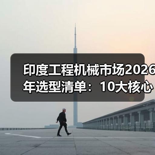印度工程机械市场2026年选型清单：10大核心设备采购费用拆解 - 