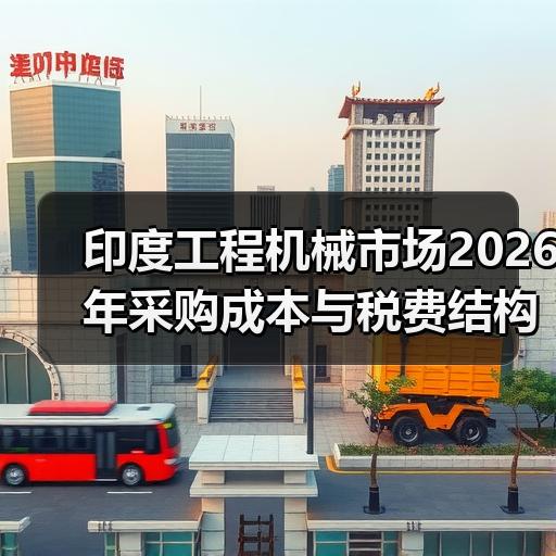 印度工程机械市场2026年采购成本与税费结构分析 - 