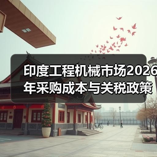 印度工程机械市场2026年采购成本与关税政策分析 - 