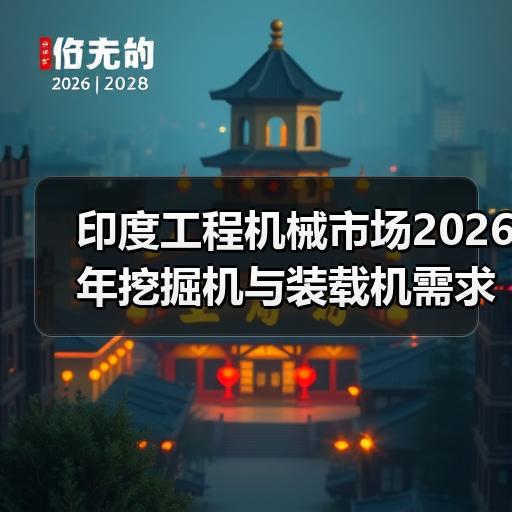 印度工程机械市场2026年挖掘机与装载机需求结构分析 - 