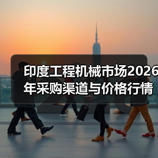 印度工程机械市场2026年采购渠道与价格行情分析 - 