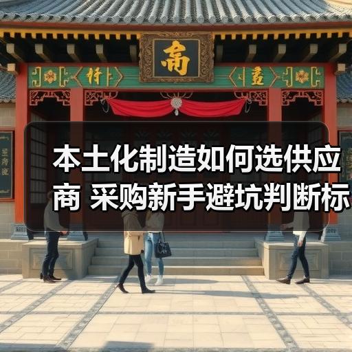 本土化制造如何选供应商 采购新手避坑判断标准 - 