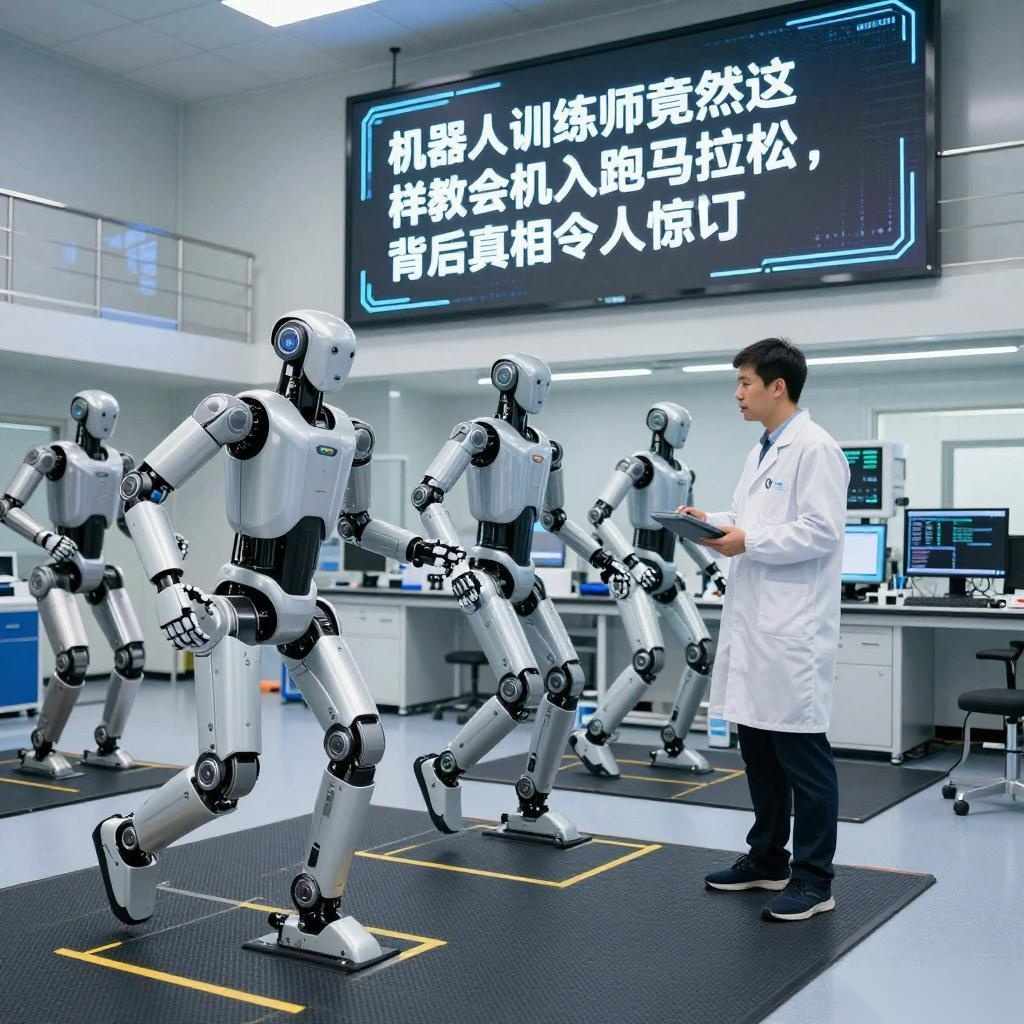 机器人训练师竟然这样教会机器人跑马拉松,背后真相令人惊叹(图3) 机器人训练师竟然这样教会机器人跑马拉松,背后真相令人惊叹
