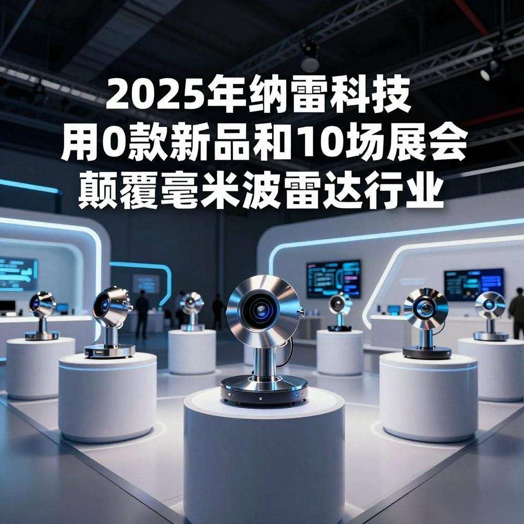2025年纳雷科技竟用10款新品和10场展会，颠覆了毫米波雷达行业