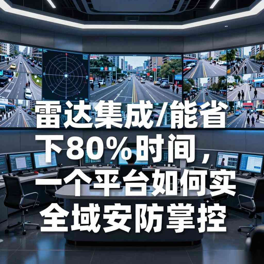 雷达集成竟能省下80%时间，一个平台如何实现全域安防掌控 - 