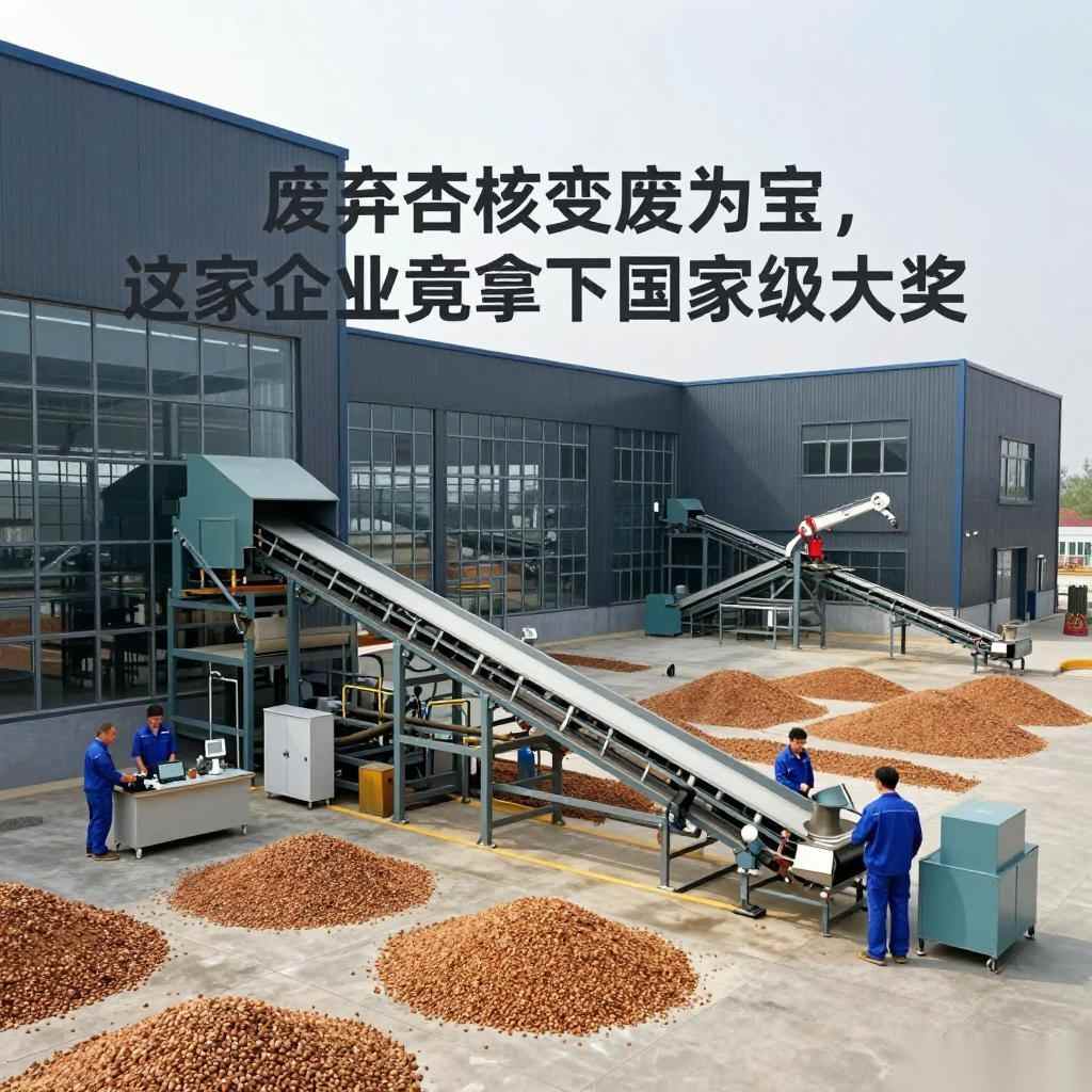 废弃杏核变废为宝，这家企业竟拿下国家级大奖 - 
