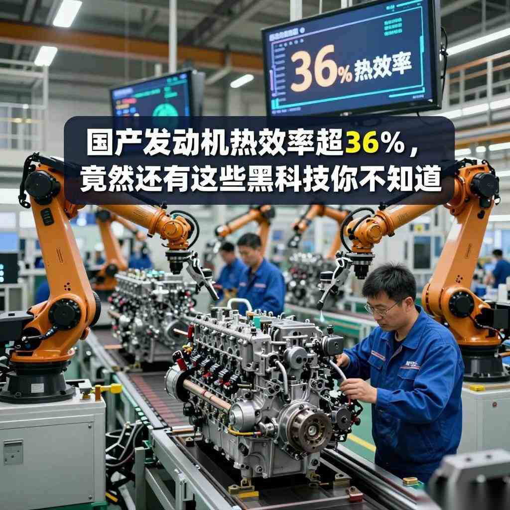 国产发动机热效率超36%，竟然还有这些黑科技你不知道 - 