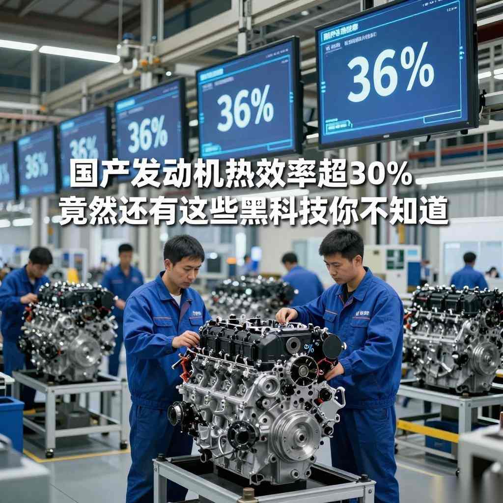 国产发动机热效率超36%，竟然还有这些黑科技你不知道