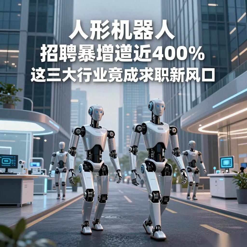 人形机器人招聘暴增近400%，这三大行业竟成求职新风口 - 
