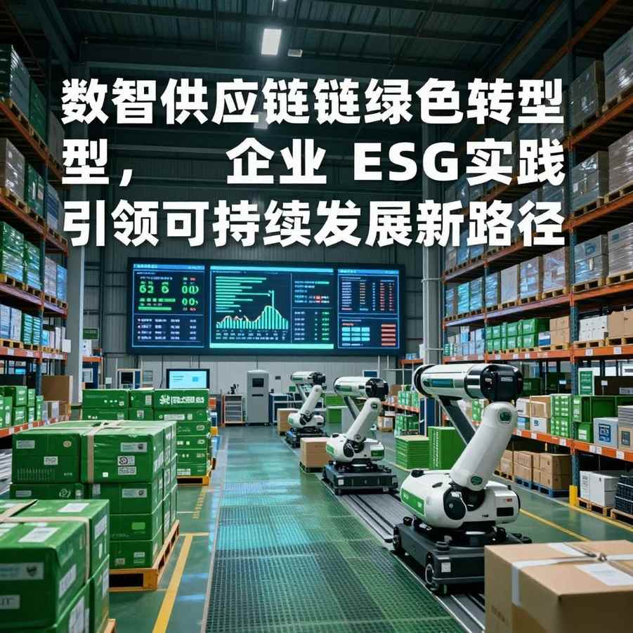 数智供应链驱动绿色转型，企业ESG实践引领可持续发展新路径