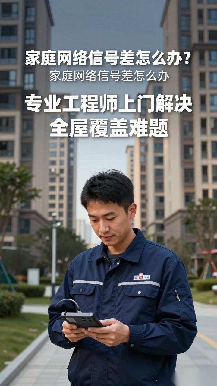 家庭网络信号差怎么办？专业工程师上门解决全屋覆盖难题