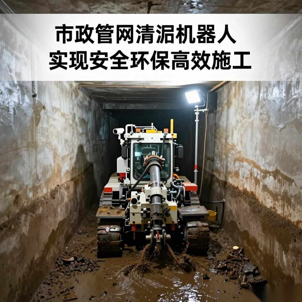 市政管网清淤机器人实现安全环保高效施工(图1) 市政管网清淤机器人实现安全环保高效施工