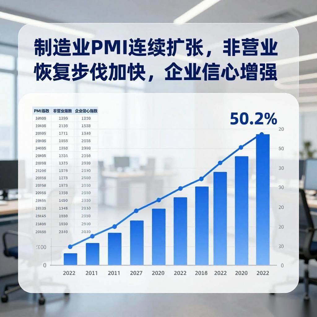 制造业PMI连续扩张，非制造业恢复步伐加快，企业信心增强 - 