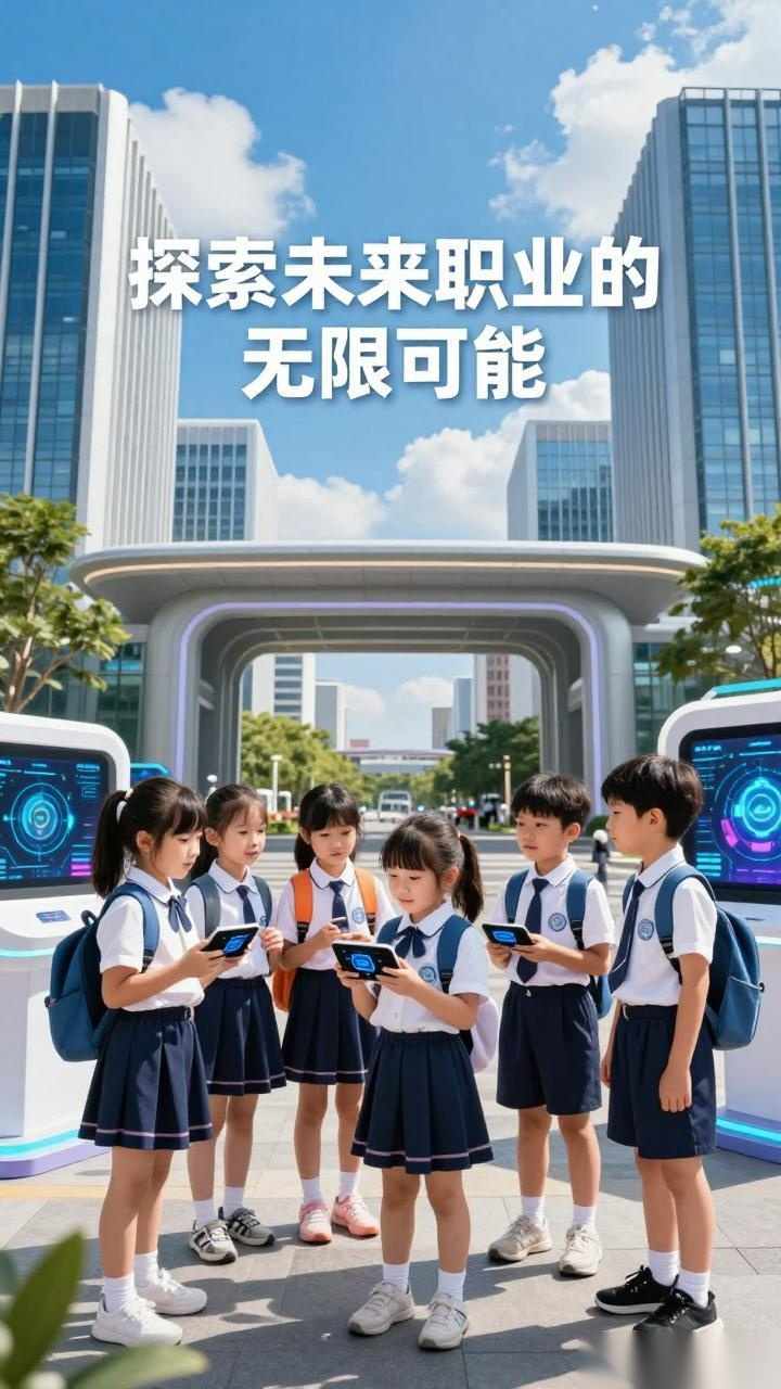 萌娃体验AI科技与游戏设计，探索未来职业的无限可能 - 
