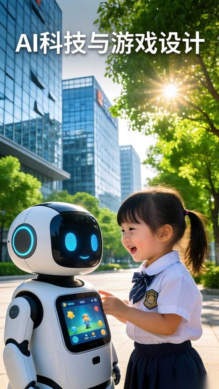 萌娃体验AI科技与游戏设计，探索未来职业的无限可能