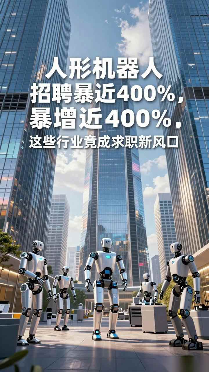 人形机器人招聘暴增近400%，这些行业竟成求职新风口 - 